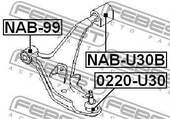 NISSAN 54501-AD016 Ball Joint